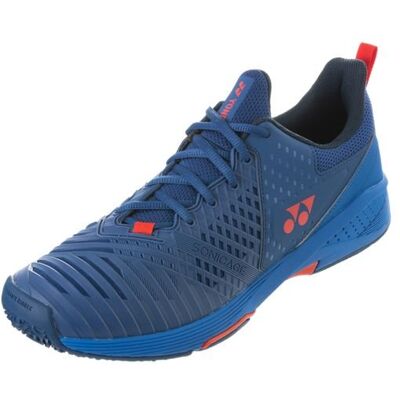 Buty tenisowe męskie Yonex Power Cushion Sonicage 3 clay navy/red - 42 Buty tenisowe męskie Yonex Power Cushion Sonicage 3 clay navy/red - 42