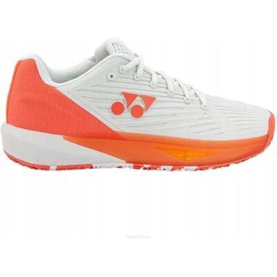 Buty tenisowe Yonex Power Cushion Eclipsion 5 Clay srebrno-pomarańczowe 46 Buty tenisowe Yonex Power Cushion Eclipsion 5 Clay srebrno-pomarańczowe 46