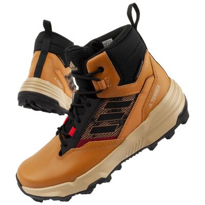 adidas GZ3970 Brązowe buty hikingowe - Skóra, Tekstylia - Mężczyzna adidas GZ3970 Brązowe buty hikingowe - Skóra, Tekstylia - Mężczyzna