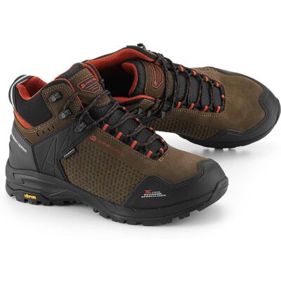 Buty trekkingowe za kostkę skórzane Alpine Pro Angoon k.brązowy r.43 Buty trekkingowe za kostkę skórzane Alpine Pro Angoon k.brązowy r.43