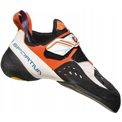 La Sportiva Solution - Buty wspinaczkowe damskie - Biało/Orange La Sportiva Solution - Buty wspinaczkowe damskie - Biało/Orange