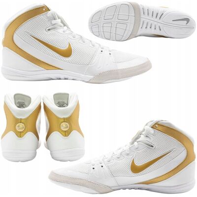 inna (Inny) BUTY ZAPAŚNICZE TRENINGOWE MĘSKIE NIKE FREEK Biały/Złoty r. 45 inna (Inny) BUTY ZAPAŚNICZE TRENINGOWE MĘSKIE NIKE FREEK Biały/Złoty r. 45