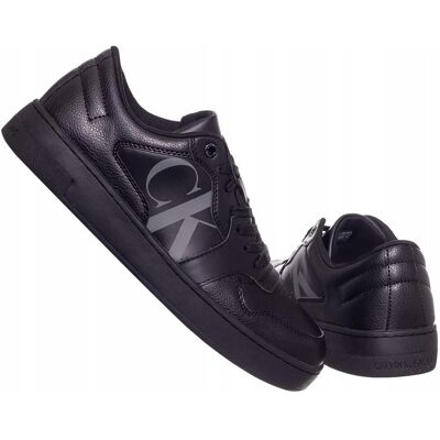 Calvin Klein Buty Męskie Basket Cupsole Bold Mono Lth Czarne R.41 Calvin Klein Buty Męskie Basket Cupsole Bold Mono Lth Czarne R.41
