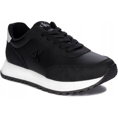 Calvin Klein Jeans Sneakersy Na Platformie V3a9-81004-1269x001 Czarny R.36 Calvin Klein Jeans Sneakersy Na Platformie V3a9-81004-1269x001 Czarny R.36