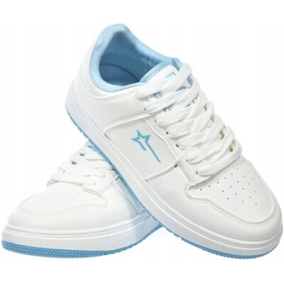 Damskie buty sportowe Big Star sneakersy RR274A244 biały/niebieski 40 Damskie buty sportowe Big Star sneakersy RR274A244 biały/niebieski 40