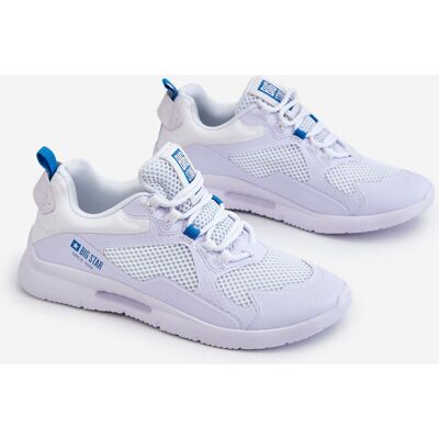 Damskie Buty Sportowe Sneakersy Big Star LL274373 Białe-39 Damskie Buty Sportowe Sneakersy Big Star LL274373 Białe-39