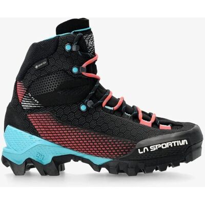 La Sportiva AEQUILIBRIUM ST WOMAN GTX - Buty trekkingowe - Czarny Różowy La Sportiva AEQUILIBRIUM ST WOMAN GTX - Buty trekkingowe - Czarny Różowy