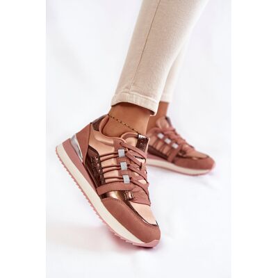 Damskie Modne Buty Sportowe Big Star KK274111 Różowe-36 Damskie Modne Buty Sportowe Big Star KK274111 Różowe-36