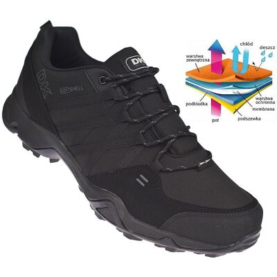 DK Duże buty trekkingowe sneakersy męskie membrana Softshell VB17282 bk roz. 48 DK Duże buty trekkingowe sneakersy męskie membrana Softshell VB17282 bk roz. 48