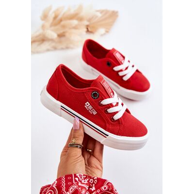 Dziecięce Niskie Trampki Big Star JJ374172 Czerwone-33 Dziecięce Niskie Trampki Big Star JJ374172 Czerwone-33