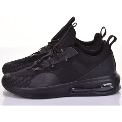 Inny producent LEKKIE BUTY SPORTOWE MĘSKIE CAŁE CZARNE PRZEWIEWNE AIR SNEAKERSY Inny producent LEKKIE BUTY SPORTOWE MĘSKIE CAŁE CZARNE PRZEWIEWNE AIR SNEAKERSY