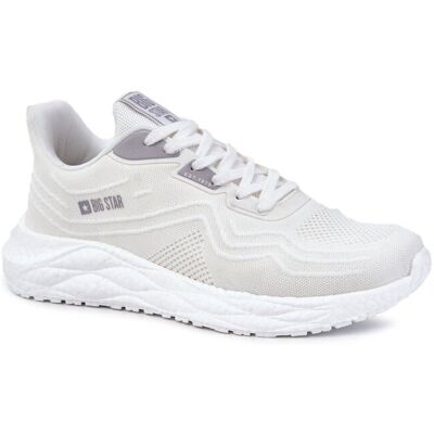 Lekkie Męskie Buty Sportowe Big Star KK174017 Białe-44 Lekkie Męskie Buty Sportowe Big Star KK174017 Białe-44