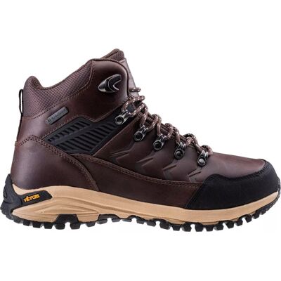 HITEC Męskie buty trekkingowe Hi-tec Leknes MID AG V brązowo-czarne rozmiar 45 HITEC Męskie buty trekkingowe Hi-tec Leknes MID AG V brązowo-czarne rozmiar 45