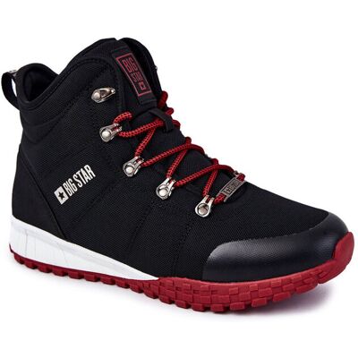 Męskie Buty Trekkingowe Memory Foam Big Star KK174112 Czarne-43 Męskie Buty Trekkingowe Memory Foam Big Star KK174112 Czarne-43