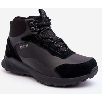 Męskie Buty Trekkingowe Ocieplane Czarne Big Star Mm174334-42 Męskie Buty Trekkingowe Ocieplane Czarne Big Star Mm174334-42