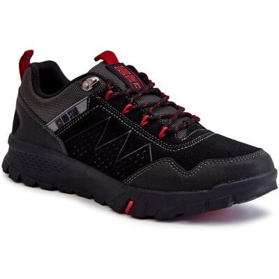 Męskie Niskie Buty Trekkingowe Memory Foam Big Star KK174126 Czarne -41 Męskie Niskie Buty Trekkingowe Memory Foam Big Star KK174126 Czarne -41