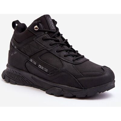 Męskie Ocieplane Buty Trekkingowe Czarne Big Star MM174164-44 Męskie Ocieplane Buty Trekkingowe Czarne Big Star MM174164-44