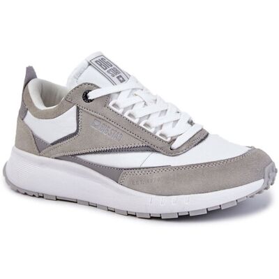 Męskie Sportowe Buty Big Star KK174021 Biało-Szare-45 Męskie Sportowe Buty Big Star KK174021 Biało-Szare-45