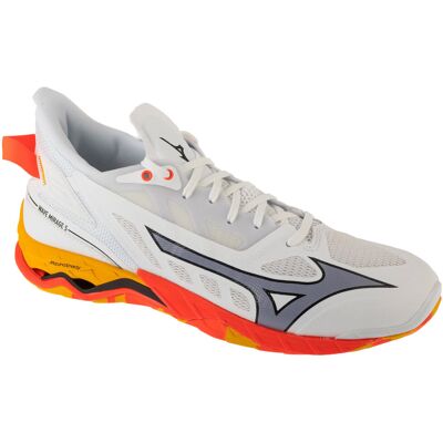 Mizuno Wave Mirage 5 X1GA235098, Męskie, buty do piłki ręcznej, Biały Mizuno Wave Mirage 5 X1GA235098, Męskie, buty do piłki ręcznej, Biały