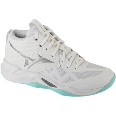 Mizuno Wave Momentum Pro Mid V1GC254545, Damskie, buty do siatkówki, Biały Mizuno Wave Momentum Pro Mid V1GC254545, Damskie, buty do siatkówki, Biały