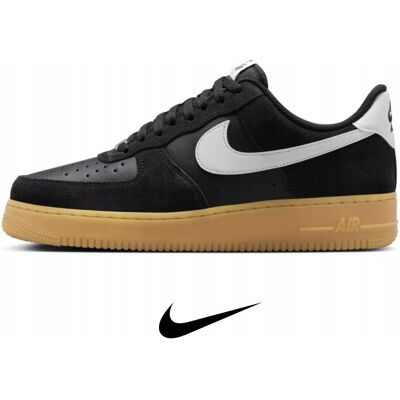 Nike Air Force 1 Low '07 Lv8 'Black Suede Gum' (Fq8714-004) 40.5Eu Nike Air Force 1 Low '07 Lv8 'Black Suede Gum' (Fq8714-004) 40.5Eu