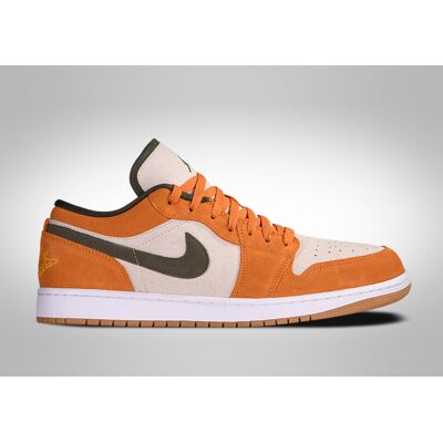Nike Air Jordan 1 Retro Low Se Suede Orange Olive Nike Air Jordan 1 Retro Low Se Suede Orange Olive