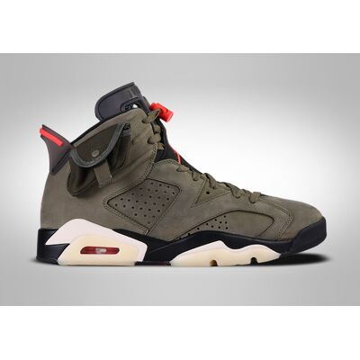 Nike Jordan 6 Retro Travis Scott - Oliwkowa - Buty Nike Jordan 6 Retro Travis Scott - Oliwkowa - Buty