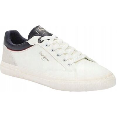 Pepe Jeans Kenton Journey Buty Męskie Białe 46 Awe Pepe Jeans Kenton Journey Buty Męskie Białe 46 Awe