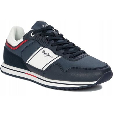 Pepe Jeans PMS30907595 Sneakers Navy - Buty Casual Pepe Jeans PMS30907595 Sneakers Navy - Buty Casual