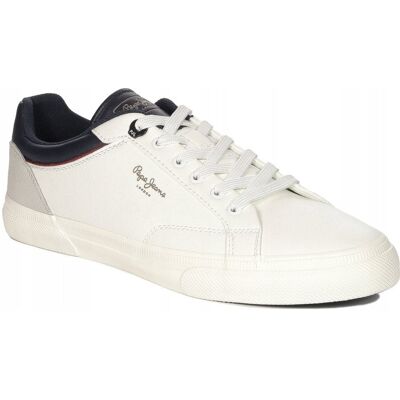 Pepe Jeans Sneakersy Półbuty Męskie Kenton Journey M Navy Pms31006 595 R.44 Pepe Jeans Sneakersy Półbuty Męskie Kenton Journey M Navy Pms31006 595 R.44