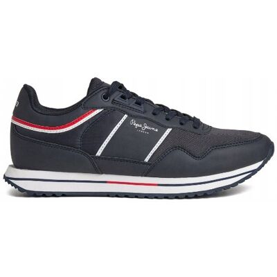Pepe Jeans Tour Club Męskie Buty Granatowe Niskie Sportowe 42 Awe Pepe Jeans Tour Club Męskie Buty Granatowe Niskie Sportowe 42 Awe