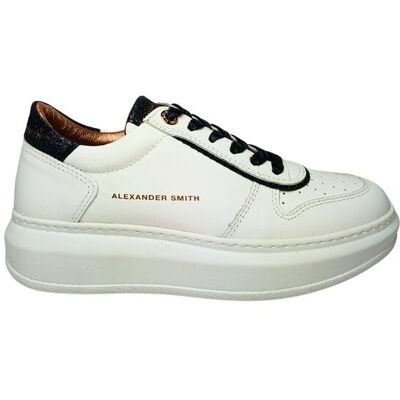 Scarpe Donna Alexander Smith Sneakers Cambridge Woman-White Black Scarpe Donna Alexander Smith Sneakers Cambridge Woman-White Black