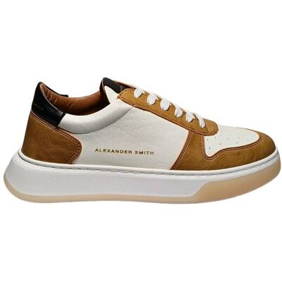 Scarpe Uomo Alexander Smith Harrow Man-Sand White Black Scarpe Uomo Alexander Smith Harrow Man-Sand White Black