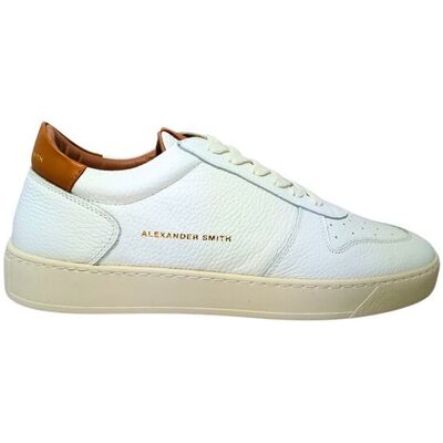 Scarpe Uomo Alexander Smith Sneakers Cambridge Man-White Cognac Scarpe Uomo Alexander Smith Sneakers Cambridge Man-White Cognac