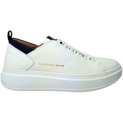 Scarpe Uomo Alexander Smith Sneakers Hyde Man-White blue Scarpe Uomo Alexander Smith Sneakers Hyde Man-White blue