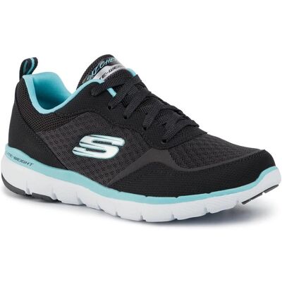 Skechers Damskie Buty Sportowe Flex Appeal 3.0 Go Forward Czarne 36 EU Skechers Damskie Buty Sportowe Flex Appeal 3.0 Go Forward Czarne 36 EU