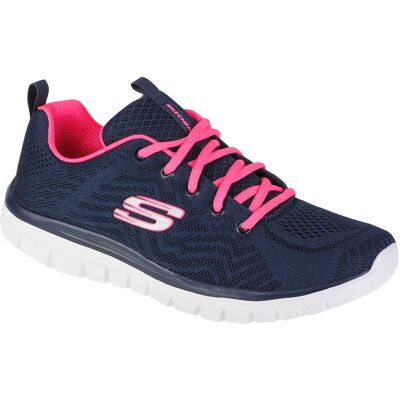 Skechers Graceful - Get Connected 12615-Nvhp, Damskie, Buty Sneakers, Granatowy Skechers Graceful - Get Connected 12615-Nvhp, Damskie, Buty Sneakers, Granatowy