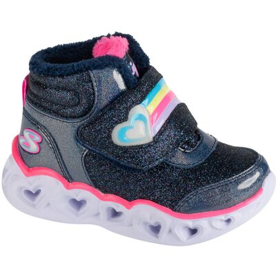 Skechers Heart Lights - Brilliant Rainbow 302669N-NVPK, dla dziewczynki, buty zimowe, Granatowy Skechers Heart Lights - Brilliant Rainbow 302669N-NVPK, dla dziewczynki, buty zimowe, Granatowy