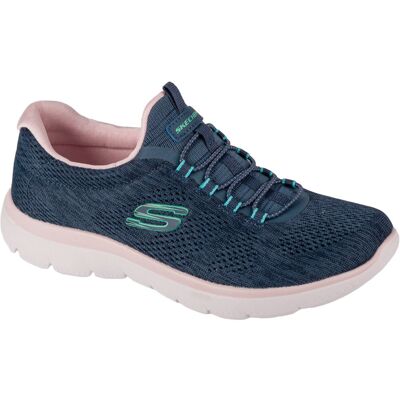 Skechers Summits - Fun Flair 150113-NVMT, Damskie, buty treningowe, Granatowy Skechers Summits - Fun Flair 150113-NVMT, Damskie, buty treningowe, Granatowy