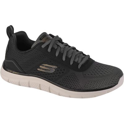 Skechers Track - Ripkent 232399-OLBK, Męskie, buty treningowe, Zielony Skechers Track - Ripkent 232399-OLBK, Męskie, buty treningowe, Zielony