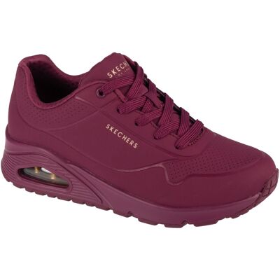 Skechers Uno-Stand on Air 73690-PLUM, Damskie, buty sneakers, Czerwony Skechers Uno-Stand on Air 73690-PLUM, Damskie, buty sneakers, Czerwony