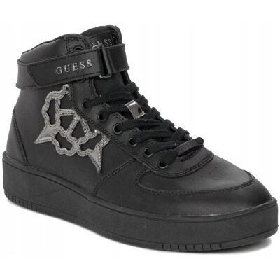 Sneakersy Buty Guess Fl7vyv Lea12 Vyves Black R.36 Sneakersy Buty Guess Fl7vyv Lea12 Vyves Black R.36