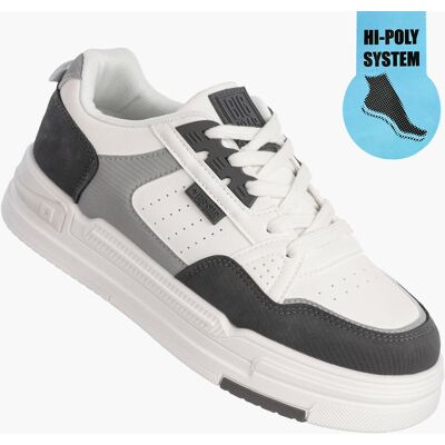 Sneakersy Damskie BIG STAR Buty Sportowe Białe Szare OO274A152 Szary 38 Sneakersy Damskie BIG STAR Buty Sportowe Białe Szare OO274A152 Szary 38