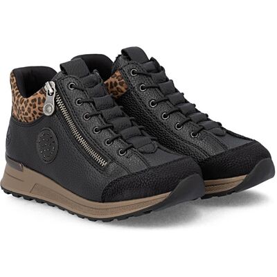 Sneakersy Damskie Rieker N1457-00 Black R.36 Sneakersy Damskie Rieker N1457-00 Black R.36
