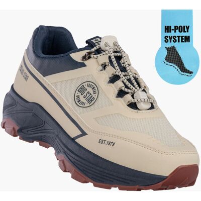 Sneakersy Męskie BIG STAR Buty Sportowe Ekoskóra Casual Beżowe TT174334 Beżowy 40 Sneakersy Męskie BIG STAR Buty Sportowe Ekoskóra Casual Beżowe TT174334 Beżowy 40
