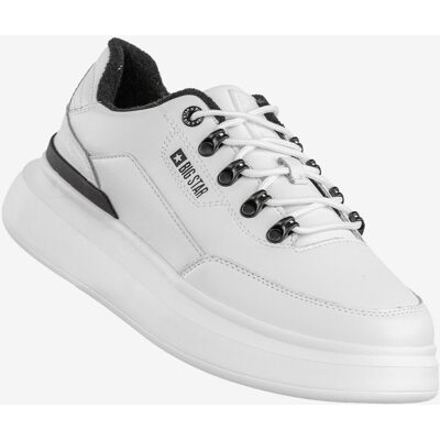 Sneakersy Męskie Buty Sportowe BIG STAR Białe OO174305 Biały 44 Sneakersy Męskie Buty Sportowe BIG STAR Białe OO174305 Biały 44