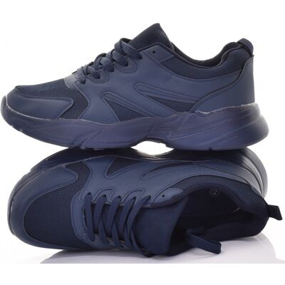 Inny producent SNEAKERSY MĘSKIE MODNE BUTY SPORTOWE LEKKIE NA PIANCE GRANATOWE Inny producent SNEAKERSY MĘSKIE MODNE BUTY SPORTOWE LEKKIE NA PIANCE GRANATOWE