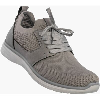 Sneakersy Męskie Wsuwane Buty Sportowe Lekkie Szare NEWS 26MN02-174 Szary 44 Sneakersy Męskie Wsuwane Buty Sportowe Lekkie Szare NEWS 26MN02-174 Szary 44