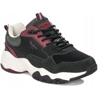 Sneakersy Pepe Jeans Pls31277 999 Black R.38 Sneakersy Pepe Jeans Pls31277 999 Black R.38