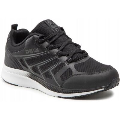 SNEAKERSY SPORTOWE CZARNE MĘSKIE BIG STAR KK174028 R41 SNEAKERSY SPORTOWE CZARNE MĘSKIE BIG STAR KK174028 R41